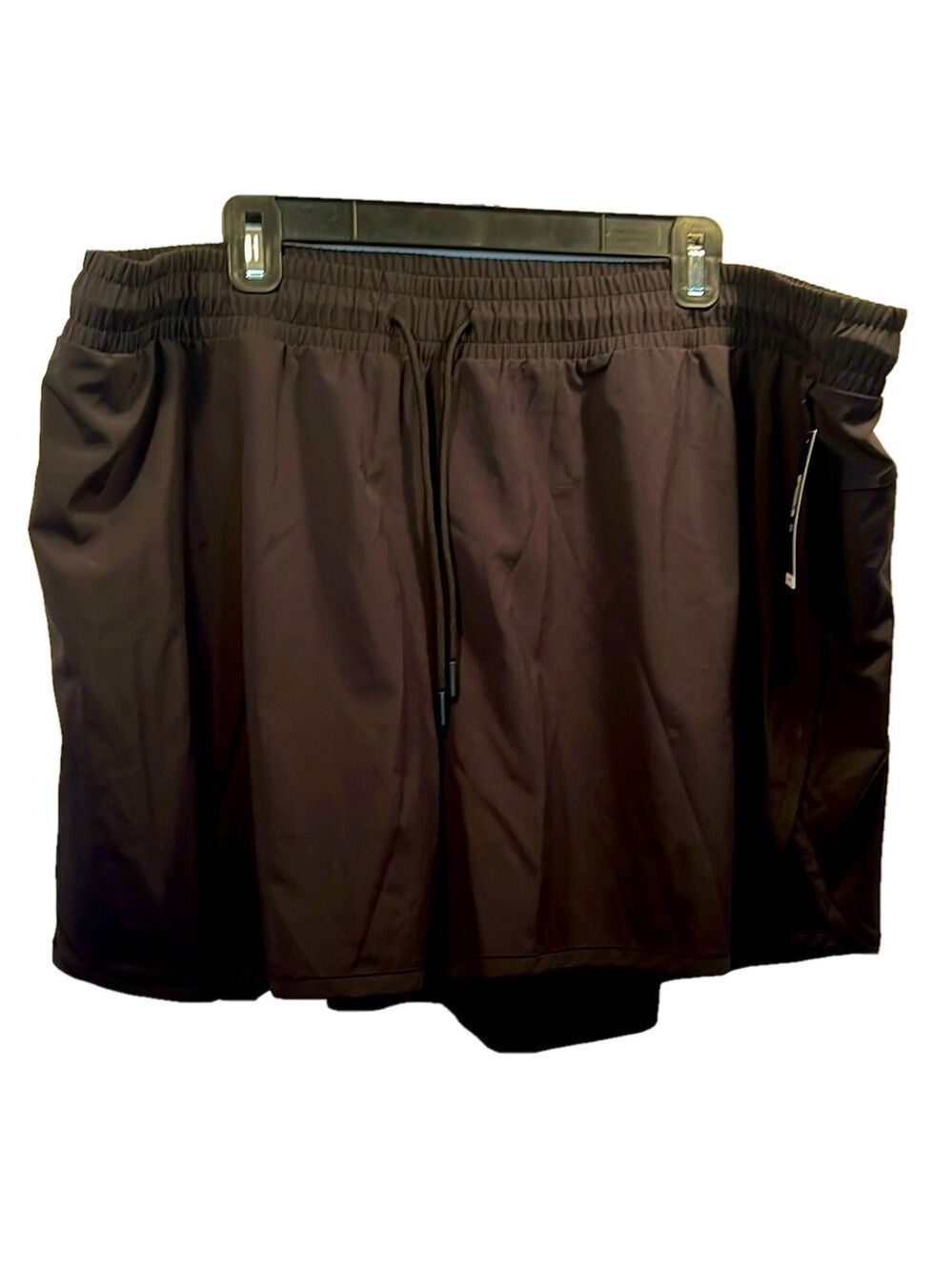 Ideology Performance Shorts, NWT, SZ 3X, Waist 22”, L 16”, In. 3.5”, Deep Black